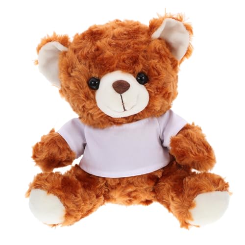 FRCOLOR Kuscheltier Bär mit Weste Süßer Plüschbär für Gemütliche Umarmungen für Freunde und Familie für Fotos und Feste FRCOLOR Kuscheltier Bär mit Weste Süßer Plüschbär für Gemütliche Umarmungen für Freunde und Familie für Fotos und Feste von FRCOLOR
