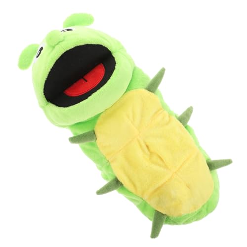 FRCOLOR Kuscheltier Handpuppe Interaktives Plüschspielzeug für Beweglicher Mund Kreatives Geschichtenerzählen als Geschenkidee für Geburtstage von FRCOLOR