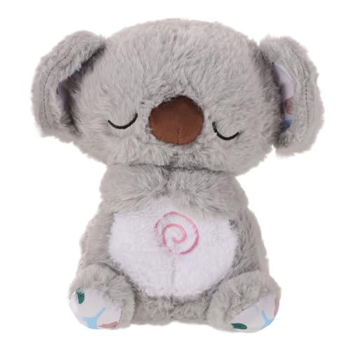 FRCOLOR Kuscheltier mit Musik und Licht Weiches Plüschiges Stofftier für Kleinkinder als Schlaftier oder zur Babyparty für Kinderzimmer von FRCOLOR