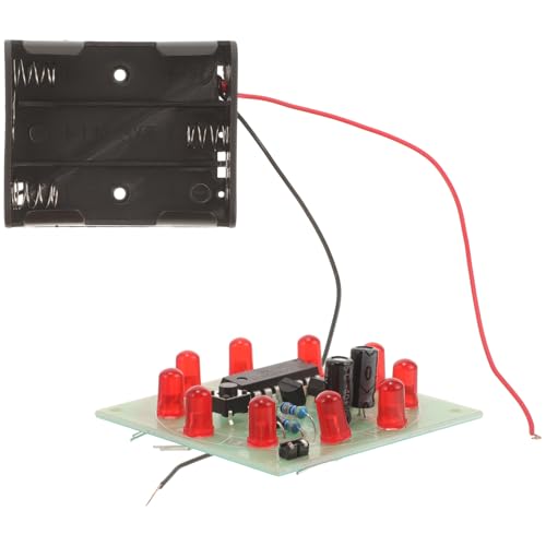 FRCOLOR LED DIY Science Experiment Bausatz LED Lottery Turntable Handmontage Elektrischer Schaltkreis Modell mit Batterie Aa für Schüler Physiklabor FRCOLOR LED DIY Science Experiment Bausatz LED Lottery Turntable Handmontage Elektrischer Schaltkreis Modell mit Batterie Aa für Schüler Physiklabor von FRCOLOR