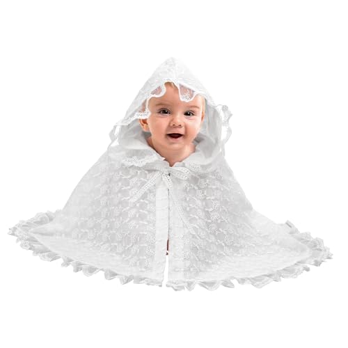 FRCOLOR Lace Cape Uv Umhang für Jahre Atmungsaktives Weiches Material Perfektes Kostümzubehör für Besondere Anlässe Elegant Weiß FRCOLOR Lace Cape Uv Umhang für Jahre Atmungsaktives Weiches Material Perfektes Kostümzubehör für Besondere Anlässe Elegant Weiß von FRCOLOR
