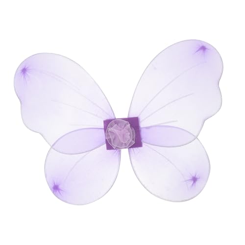 FRCOLOR Lavendelstoff Dunkle Feenflügel Schmetterlingskostüm Für Mädchen Leuchtende Schmetterlingsflügel Kostüme FRCOLOR Lavendelstoff Dunkle Feenflügel Schmetterlingskostüm Für Mädchen Leuchtende Schmetterlingsflügel Kostüme von FRCOLOR