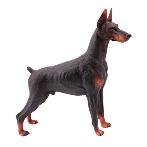 FRCOLOR Lebensechte Dobermann Modellfigur Braun Detailreiche Hundeskulptur Kleine Deko für Zuhause Büro Auto Hochwertiges Simulationstier Realistische Oberfläche Verarbeitung FRCOLOR Lebensechte Dobermann Modellfigur Braun Detailreiche Hundeskulptur Kleine Deko für Zuhause Büro Auto Hochwertiges Simulationstier Realistische Oberfläche Verarbeitung von FRCOLOR