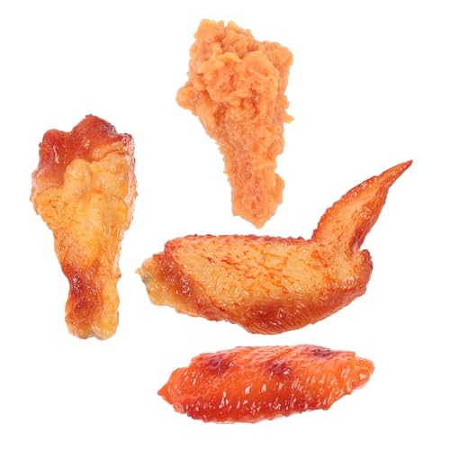 FRCOLOR Lebensechte PVC Fake Food Modelle Hühnerkeulen und Hühnerflügel Teiliges Realistische Verschleißfeste Dekoration für Zuhause Restaurant Fotografie und Party FRCOLOR Lebensechte PVC Fake Food Modelle Hühnerkeulen und Hühnerflügel Teiliges Realistische Verschleißfeste Dekoration für Zuhause Restaurant Fotografie und Party von FRCOLOR
