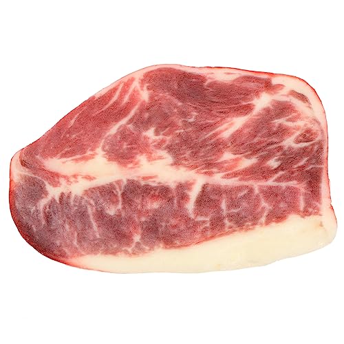 FRCOLOR Lebensechtes Fleischmodell aus Kunstmaterial Realistisches Rindfleisch Dekorationsspielzeug für Fotografie Supermarkt und Kinderbildung Küchenaccessoire von FRCOLOR