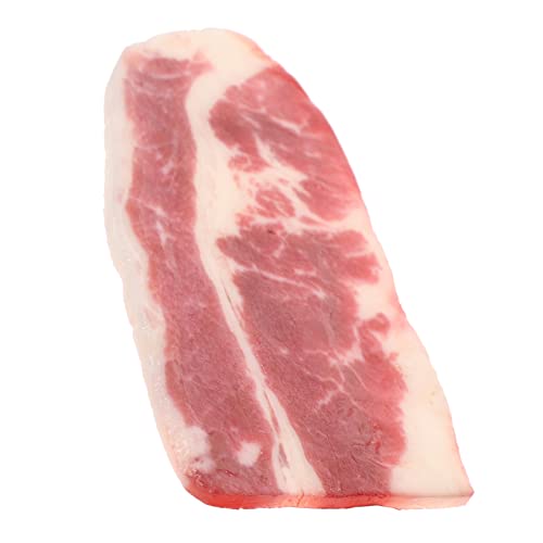 FRCOLOR Künstliches Rindfleisch Spielzeug Realistisches Kunstfleisch Lebensmittelechtes PVC Lebensechte Rindfleischscheiben Dekoration für Küche und Spielzeug von FRCOLOR