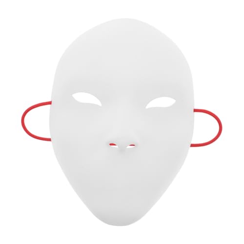 FRCOLOR Leere Maske Maskerademaske Maskenkostüm Männer Cosplay Maske Vintage Halloween-maske Handgemalte Maske Gesichtsmaske Selber Machen Kostümpartygesicht Plastik Weiß FRCOLOR Leere Maske Maskerademaske Maskenkostüm Männer Cosplay Maske Vintage Halloween-maske Handgemalte Maske Gesichtsmaske Selber Machen Kostümpartygesicht Plastik Weiß von FRCOLOR