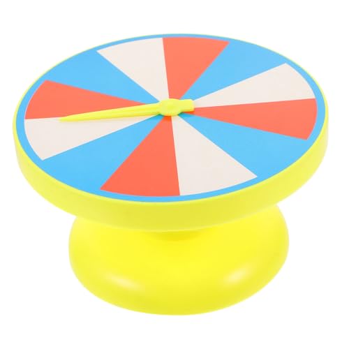 FRCOLOR Lehr drehteller Kunststoff Farbblock spielrad Drehbares Mathe würfelrad für Unterricht Partypreis Rad für Bildung und Feierlichkeiten von FRCOLOR