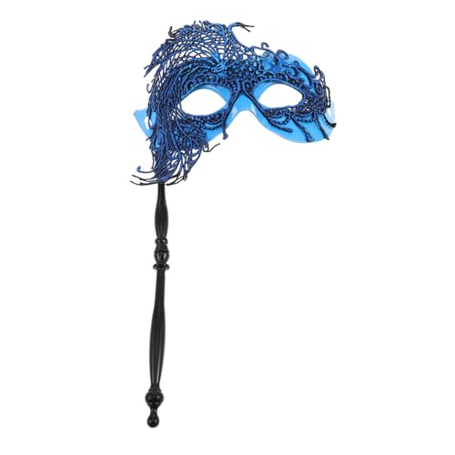 FRCOLOR Leichte Masquerade Maske mit Stab Halbe Gesichtsbedeckung Komfortabel und Passend für Karneval Halloween Kostümparty und Maskenbälle Damen und Herren Geeignet FRCOLOR Leichte Masquerade Maske mit Stab Halbe Gesichtsbedeckung Komfortabel und Passend für Karneval Halloween Kostümparty und Maskenbälle Damen und Herren Geeignet von FRCOLOR