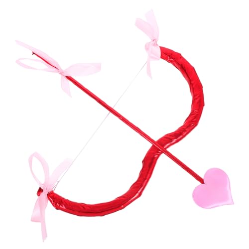FRCOLOR Leichtes Cupid Bogenset für Valentinstag Party Komfortables Kostüm Accessoire für Frauen und Romantisches Cosplay Requisit Geeignet für Fasching Familienfeiern und Fotosessions von FRCOLOR