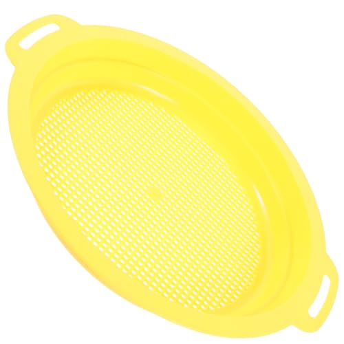 FRCOLOR Leichtes Robustes Goldsieb Tragbarem Mesh sieb und Aufbewahrungstasche Effizientes Filtersieb für Goldsucher und Bergbau enthusiasten Präzise Mineraltrennung Kompakt für Unterwegs von FRCOLOR