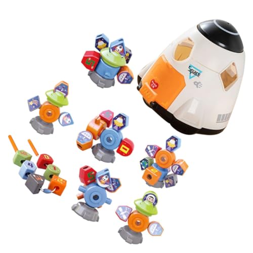 FRCOLOR Lernspielzeug Teilig Pädagogisches Steckspiel für Kleinkinder Fördert Feinmotorik Hand Auge Koordination und Formwahrnehmung Langlebig und Sicher für Vorschulkinder von FRCOLOR