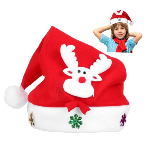 FRCOLOR Leuchtende Weihnachtsmütze für Festliche Nikolausmütze aus Warmem Stoff Leichte und Langlebige Weihnachtsmütze für Kleinkinder Jungen Mädchen für Winterpartys und Familienfeiern FRCOLOR Leuchtende Weihnachtsmütze für Festliche Nikolausmütze aus Warmem Stoff Leichte und Langlebige Weihnachtsmütze für Kleinkinder Jungen Mädchen für Winterpartys und Familienfeiern von FRCOLOR
