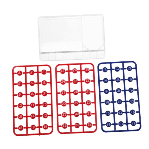 FRCOLOR Lottozahlen-auswahlgerät mit Nummerierten Tragbare Manuelle Lotterieball-Maschine Vielseitig Einsetzbar für Lotto-Spieler Praktisches Party Schreibtischspielzeug von FRCOLOR