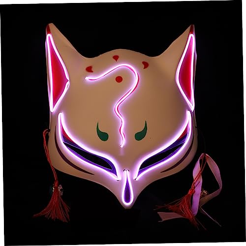 FRCOLOR Luminous Halloween Party Maske Fox Design aus Sicherem Leuchtende Augenschonende Halloween Maske für Kostümpartys Kreative Klassische Serie FRCOLOR Luminous Halloween Party Maske Fox Design aus Sicherem Leuchtende Augenschonende Halloween Maske für Kostümpartys Kreative Klassische Serie von FRCOLOR