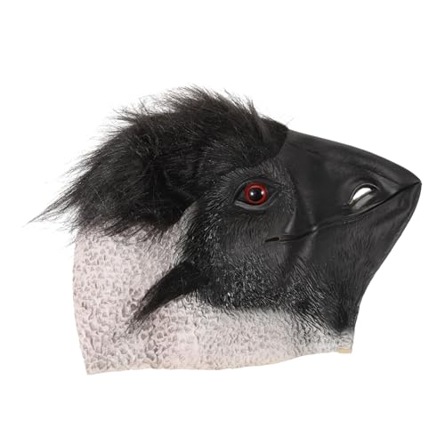 FRCOLOR Lustige Halloween Strauß Maske Vollkopf Kostüm Requisit Leichtes Material Komfortabel Für Cosplay Party von FRCOLOR