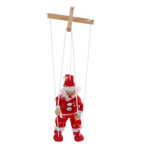 FRCOLOR Lustige Hölzerne Weihnachtsmann Marionette mit Ziehseil Kreative Weihnachtsdeko Figur für Handgefertigtes Puppenspiel Robustes für Theater und Festtage FRCOLOR Lustige Hölzerne Weihnachtsmann Marionette mit Ziehseil Kreative Weihnachtsdeko Figur für Handgefertigtes Puppenspiel Robustes für Theater und Festtage von FRCOLOR