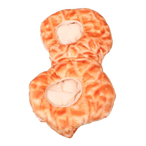 FRCOLOR Lustige Plüsch Kopfbedeckung Doppelkopf Kostüm Kreative Foto Requisite für Freunde Interaktive Verkleidung für Halloween Karneval Cosplay und Partyspaß von FRCOLOR