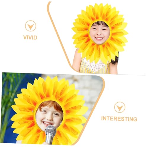 FRCOLOR Lustige Sonnenblumen kopfbedeckung Kinderkostüm mit Weichem Material und Grünem für Karneval Halloween und Party Bequem und Hautfreundlich Vielseitig Einsetzbar FRCOLOR Lustige Sonnenblumen kopfbedeckung Kinderkostüm mit Weichem Material und Grünem für Karneval Halloween und Party Bequem und Hautfreundlich Vielseitig Einsetzbar von FRCOLOR