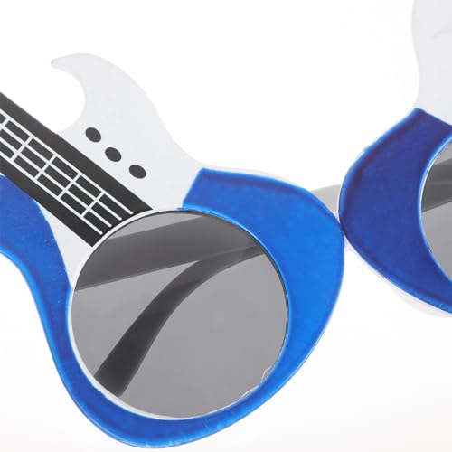FRCOLOR Lustige Sonnenbrillen 2 Stück E-Gitarre Partybrille Trendige Brillen für Erwachsene Einzigartiges Design für Fotorequisiten Accessoires für Partys von FRCOLOR