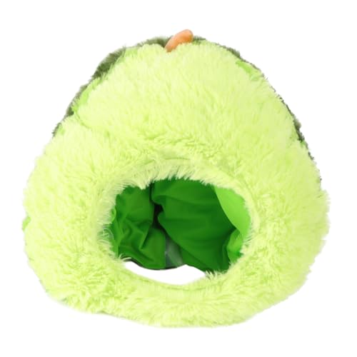 FRCOLOR Lustiger Avocado Kostümhut Kopfputz Party Kopfbedeckung Karneval Foto Requisite Weiche Leichte Kopfbedeckung für Erwachsene und Jugendliche von FRCOLOR