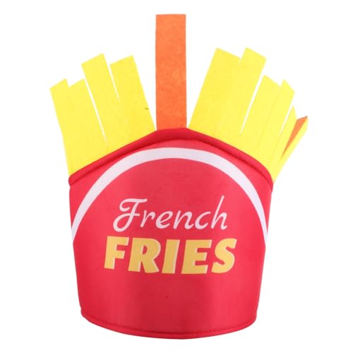 FRCOLOR Lustiger French Fries Hut Erwachsene Cartoon Cosplay Kopfbedeckung Leicht und Bequem für Thanksgiving Party Performances und Themenveranstaltungen FRCOLOR Lustiger French Fries Hut Erwachsene Cartoon Cosplay Kopfbedeckung Leicht und Bequem für Thanksgiving Party Performances und Themenveranstaltungen von FRCOLOR