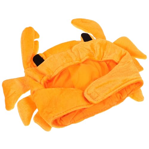 FRCOLOR Lustiger Krabbenhut aus Leichtem Stoff Hautfreundlich und Bequem als Party Karnevalshut für Erwachsene Perfektes Accessoire für Maskenball Halloween und Cosplay-feiern von FRCOLOR