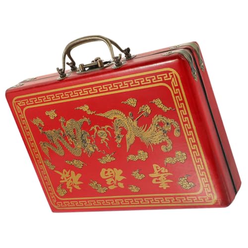 FRCOLOR Mahjong Aufbewahrungsbox mit Griff Robuste Lidded Mahjong Box für Sichere Aufbewahrung und Anderen Gegenständen für Zuhause Reisen und Geschäfte FRCOLOR Mahjong Aufbewahrungsbox mit Griff Robuste Lidded Mahjong Box für Sichere Aufbewahrung und Anderen Gegenständen für Zuhause Reisen und Geschäfte von FRCOLOR