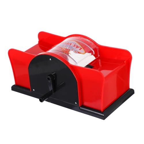 FRCOLOR Manuelle Kartenmischmaschine mit Kurbel für Standard Spielkarten Robuste Kunststoff Kartenmischer Geeignet für Poker Canasta und Bridge Einfach zu Bedienen für Kartenspiel FRCOLOR Manuelle Kartenmischmaschine mit Kurbel für Standard Spielkarten Robuste Kunststoff Kartenmischer Geeignet für Poker Canasta und Bridge Einfach zu Bedienen für Kartenspiel von FRCOLOR