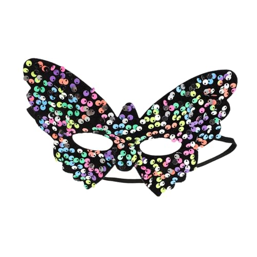 FRCOLOR Maske Halloween Leuchtende Tierornamente Schmetterling süße Kleidung funkeln süßes Schlangendekor Cartoon-Kleidung Mardi Gras Mask Pailletten FRCOLOR Maske Halloween Leuchtende Tierornamente Schmetterling süße Kleidung funkeln süßes Schlangendekor Cartoon-Kleidung Mardi Gras Mask Pailletten von FRCOLOR