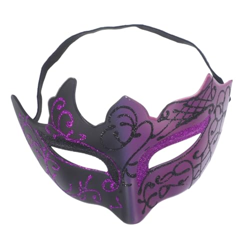 FRCOLOR Masquerade Halbmaske für Halloween Cosplay und Partys Leicht Wiederverwendbar Schwarz für Fotos und Anlässe FRCOLOR Masquerade Halbmaske für Halloween Cosplay und Partys Leicht Wiederverwendbar Schwarz für Fotos und Anlässe von FRCOLOR