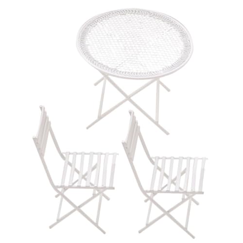 FRCOLOR Maßstab Dekoratives Mini Chair Detailreich Leicht Langlebig Puppenmöbel für Wohnraumgestaltung von FRCOLOR