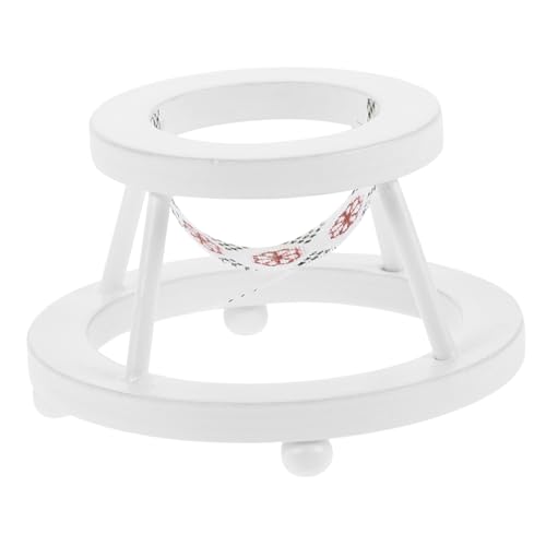 FRCOLOR Maßstab Holz Lauflernhilfe Weiß Detailreiches Mini Möbelstück für Puppenhaus Tragbar und Platzsparend für Kinderzimmer und Kreative Spielszenen FRCOLOR Maßstab Holz Lauflernhilfe Weiß Detailreiches Mini Möbelstück für Puppenhaus Tragbar und Platzsparend für Kinderzimmer und Kreative Spielszenen von FRCOLOR