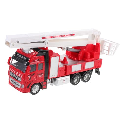 FRCOLOR Maßstab Pull Back Feuerwehrwagen mit Ausziehbarer Leiter Pädagogisches Einsatzfahrzeug für Ab Jahren Lernspielzeug für Jungen und Mädchen FRCOLOR Maßstab Pull Back Feuerwehrwagen mit Ausziehbarer Leiter Pädagogisches Einsatzfahrzeug für Ab Jahren Lernspielzeug für Jungen und Mädchen von FRCOLOR