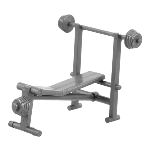 FRCOLOR Maßstab Puppenhaus Gym mit Realistischen Hantelbänken und Langhanteln Handliches DIY Miniatur Fitnessstudio Zubehör für Kreative Puppenhausgestaltung FRCOLOR Maßstab Puppenhaus Gym mit Realistischen Hantelbänken und Langhanteln Handliches DIY Miniatur Fitnessstudio Zubehör für Kreative Puppenhausgestaltung von FRCOLOR