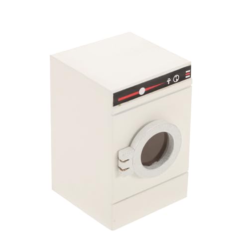 FRCOLOR Maßstab Realistische Wäschemaschine für Puppenhaus Bad Küche Zubehör Detailreiche Miniatur Haushaltsgeräte von FRCOLOR