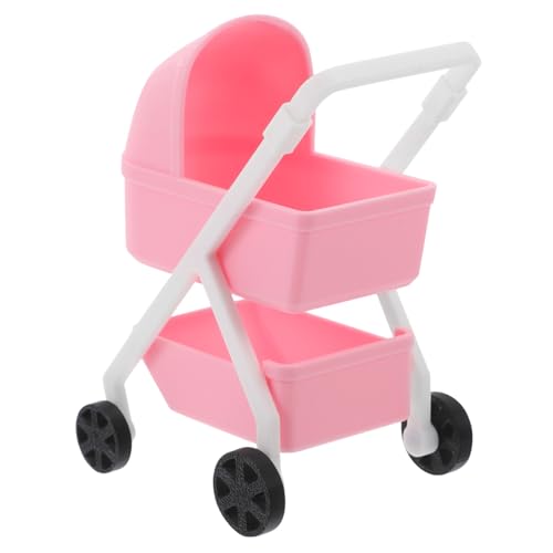 FRCOLOR Maßstab Realistischer Babykinderwagen Für Puppenhaus Dekoration Robuste Verarbeitung Charmante Raumdekoration von FRCOLOR