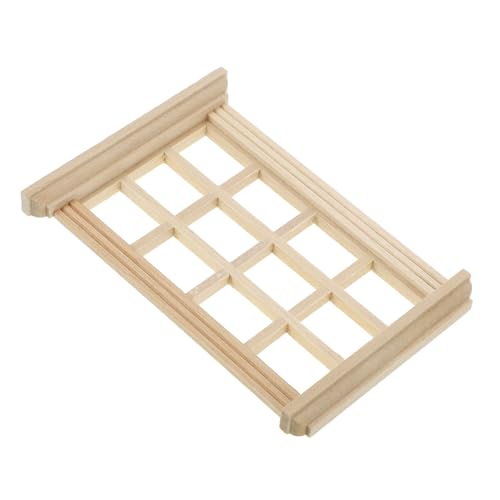 FRCOLOR Maßstab Realistischer Holzfensterrahmen DIY Puppenhaus Zubehör Geeignet für Kleine Puppenhaus Möbel und Miniatur Dekoration FRCOLOR Maßstab Realistischer Holzfensterrahmen DIY Puppenhaus Zubehör Geeignet für Kleine Puppenhaus Möbel und Miniatur Dekoration von FRCOLOR