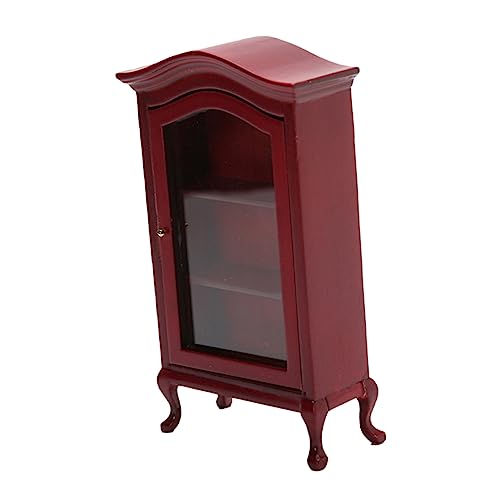 FRCOLOR Maßstab Rotes Miniatur Möbelstück für Robuster Mini Display Schrank mit Realistischem Design Fantasie und Geschicklichkeit FRCOLOR Maßstab Rotes Miniatur Möbelstück für Robuster Mini Display Schrank mit Realistischem Design Fantasie und Geschicklichkeit von FRCOLOR