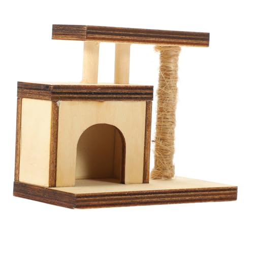 FRCOLOR Maßstab Stabile Mini Deko für Puppenhaus Glatt Verarbeitet Langlebiges Zubehör für Kreative DIY Spielfiguren und Detailgetreue Katzenhaus Dekoration von FRCOLOR