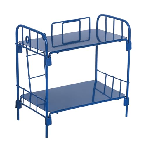 FRCOLOR Maßstab Stabiles Etagenbett mit Leiter Blaues Puppenbett Spielzimmer Möbel Robustes Miniaturmöbel für Kinderzimmer Zubehör FRCOLOR Maßstab Stabiles Etagenbett mit Leiter Blaues Puppenbett Spielzimmer Möbel Robustes Miniaturmöbel für Kinderzimmer Zubehör von FRCOLOR