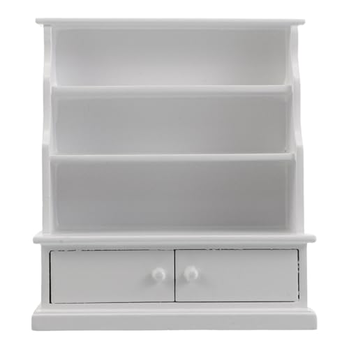 FRCOLOR Miniatur-bücherregal Für Puppenhaus Holzregal Mini Aufbewahrungsschrank Klein Möbel Für Miniatur Regal Für Puppenhaus-Dekoration FRCOLOR Miniatur-bücherregal Für Puppenhaus Holzregal Mini Aufbewahrungsschrank Klein Möbel Für Miniatur Regal Für Puppenhaus-Dekoration von FRCOLOR