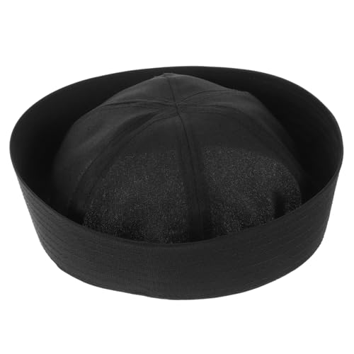 FRCOLOR Matrosen Kostüm Kapitänsmütze Erwachsene Verstellbar Sailor Hut für Party Cosplay Bühne Schwarz FRCOLOR Matrosen Kostüm Kapitänsmütze Erwachsene Verstellbar Sailor Hut für Party Cosplay Bühne Schwarz von FRCOLOR
