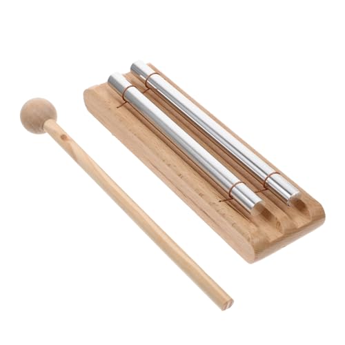 FRCOLOR Meditation Chime Tisch klangstab aus Holz und Metall Musikinstrument für Yoga Klassenzimmer und Stabiles Percussion Instrument mit Langanhaltendem Klang Geschenkidee für Mädchen von FRCOLOR
