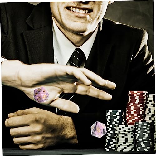 FRCOLOR Mehrseitige Zahlenwürfel Große und Würfel mit Abgerundeten Ecken Leichtes Spielwürfel Zubehör für Brettspiele Party Bar und Zuhause Tragbar und Vielseitig Einsetzbar von FRCOLOR
