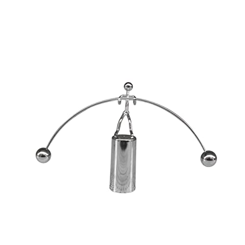 FRCOLOR Metal Swing Weightlifting Figurine Kleine Eisenmänner Kreatives Schreibtischspielzeug Bürodeko Entspannendes Kinetisches Ornament Silber FRCOLOR Metal Swing Weightlifting Figurine Kleine Eisenmänner Kreatives Schreibtischspielzeug Bürodeko Entspannendes Kinetisches Ornament Silber von FRCOLOR