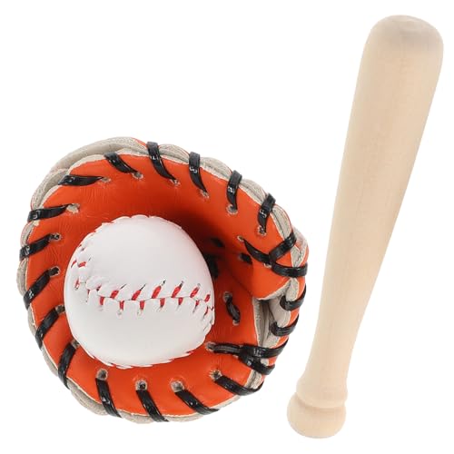 FRCOLOR Mini Baseball Bastelset mit PU und Teiliges Outdoor Softball Zubehör Stabile Mini Sportartikel für Puppenhaus Dekoration und Lernspielzeug von FRCOLOR