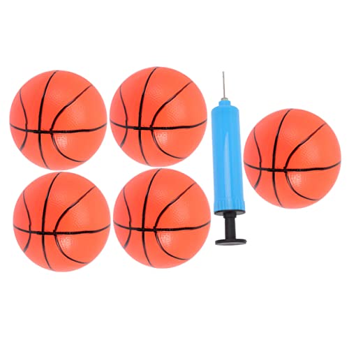FRCOLOR Mini Basketball Set für Teilig Bälle À Pumpe Leichte Aufblasbare Basketballspielzeuge für Indoor und Outdoor Aktivitäten für Geburtstagsfeiern und Eltern Junge Mädchen von FRCOLOR