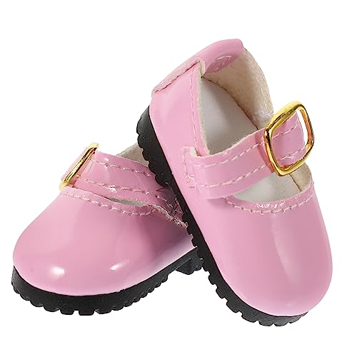 FRCOLOR Mini Bjd Puppenschuhe für Mädchen Elegante Leder Schuhe für Puppen Perfektes Accessoire für Puppen Outfits Vielseitiges für Kreatives von FRCOLOR