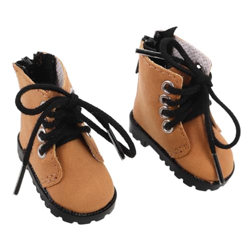FRCOLOR Mini Doll Boots für Bjd Puppen Fein Gestickte Mini Stiefel Weiche Materialien für Komfortable Passform Stilvolle Puppenschuhe für Sammler Puppenhaus Zubehör FRCOLOR Mini Doll Boots für Bjd Puppen Fein Gestickte Mini Stiefel Weiche Materialien für Komfortable Passform Stilvolle Puppenschuhe für Sammler Puppenhaus Zubehör von FRCOLOR